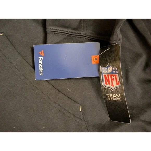 New Orleans Saints Full Zip Hoodie Sweatshirt Men's 4XL Fanatics Black NWT - Picture 7 of 11